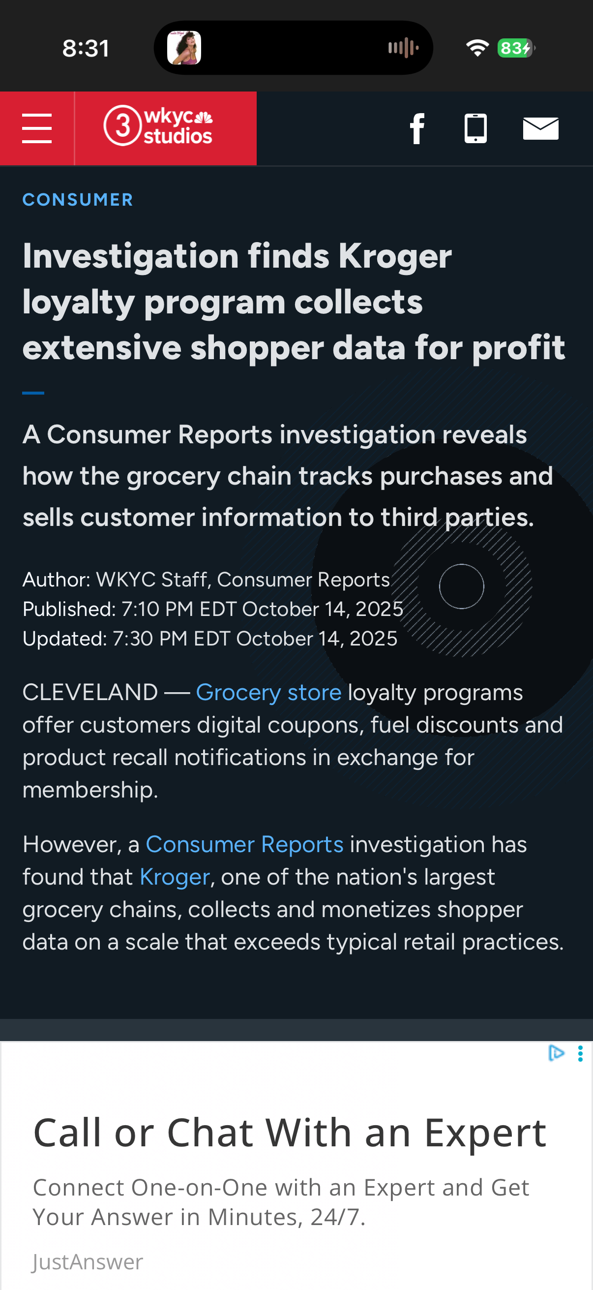 Kroger data investigation